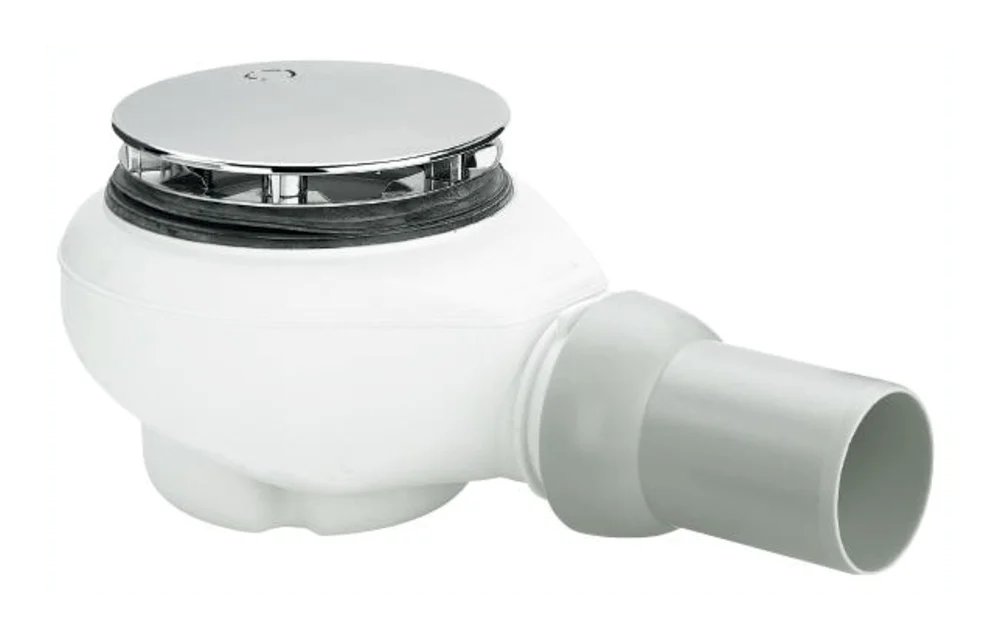 Villeroy & Boch Ablauf Tempoplex Plus, verchromt, 140 x 270 x 140 mm, Höhe 140 mm, Wanneneinbaumaß 140 x 270 mm, Serie Zubehör
