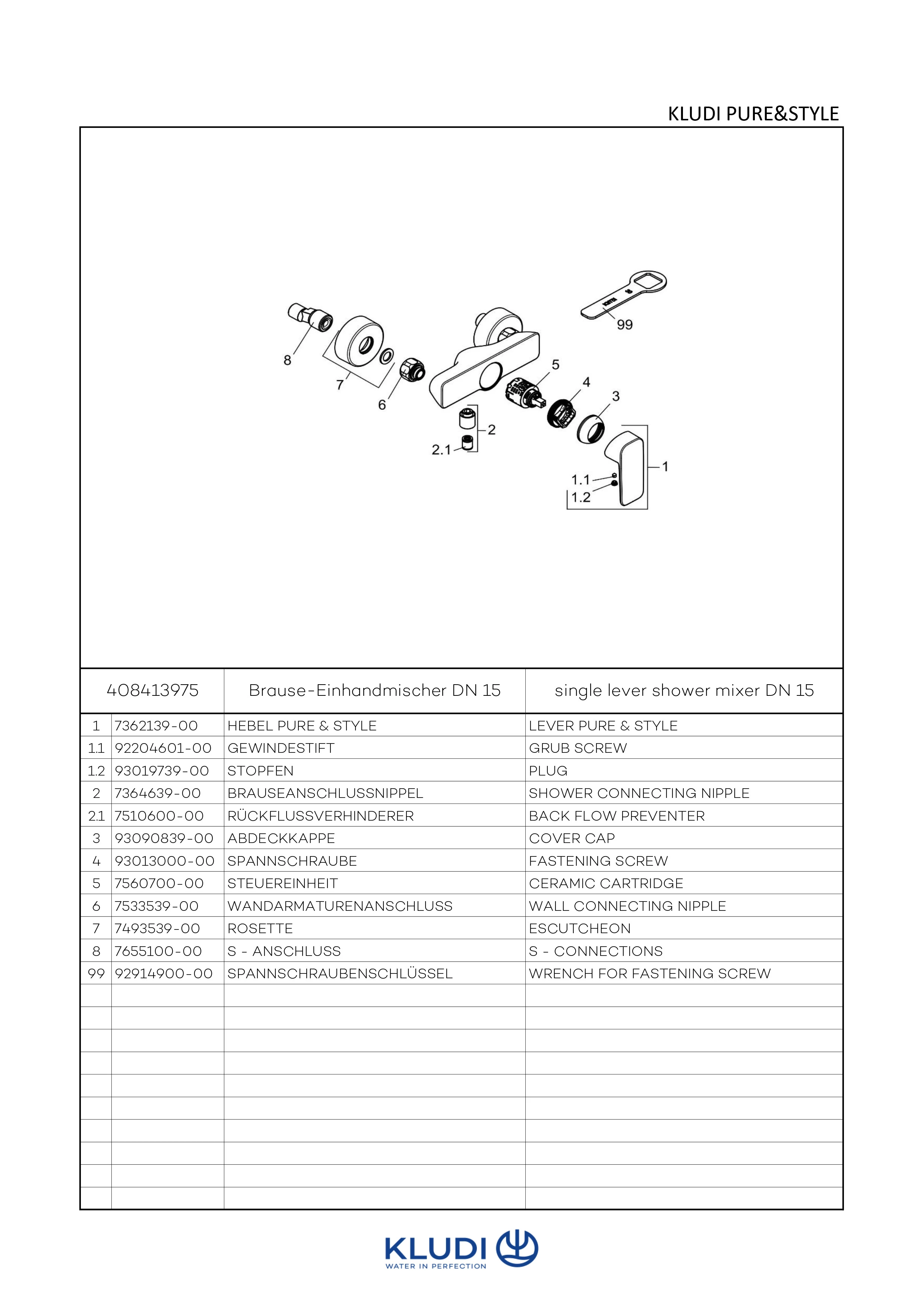 PURE & STYLE BrauseEinhandmischer eigensicher schwarzmatt PURE & STYLE BrauseEinhandmischer eigensicher schwarzmatt
