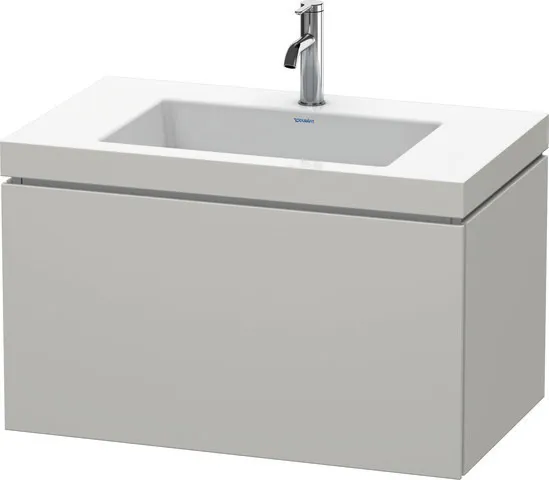 Duravit Möbelset c-shaped Set wandhängend wandhängend „L-Cube“ 80 × 50 × 48 cm