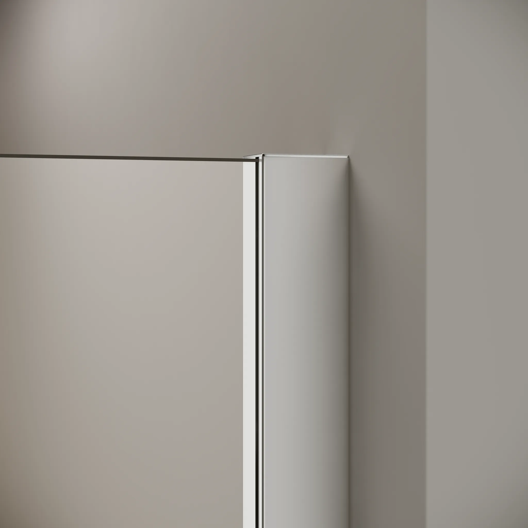 Kermi Seitenwand Seitenwand links für Ecke „NICA“ Glas Klar, Profile Schwarz Soft (RAL 9005), BV: 795 - 820 mm GAK: 790 - 815 mm WE: 805 - 830 mm H: 2000 mm