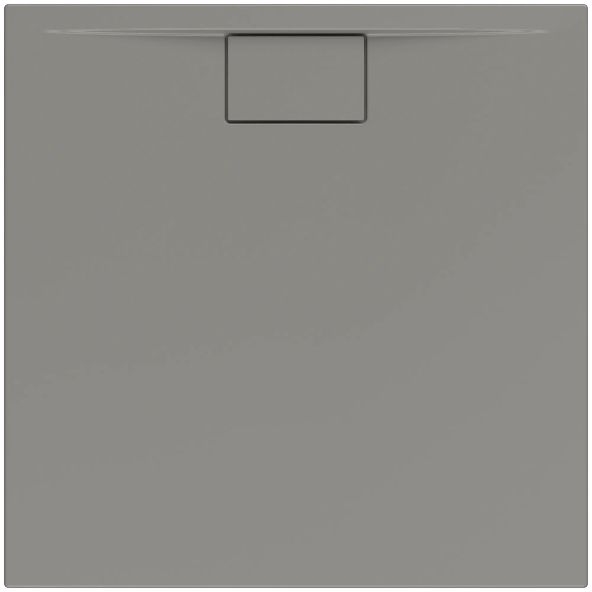 Villeroy & Boch quadrat Duschwanne „Architectura MetalRim“ 90 × 90 cm ohne Oberflächenbeschichtung, in Brown