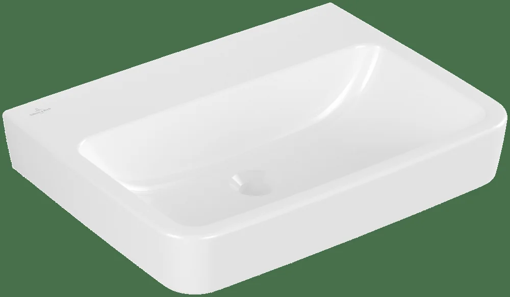 Villeroy & Boch O.novo Waschbecken 600x460mm Eckig Weiß Alpin Villeroy & Boch O.novo Waschbecken 600x460mm Eckig Weiß Alpin