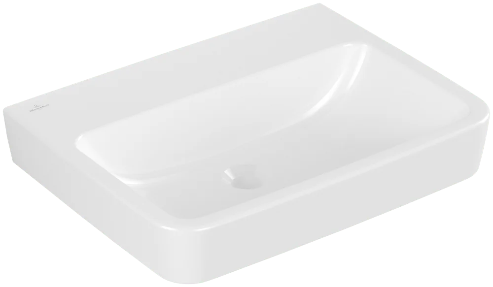 Villeroy & Boch O.novo Wandwaschbecken Eckig Weiß Alpin 600x460x175 mm