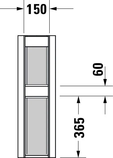 Standsäule Happy D.2 für 231680, 261665, 231660, weiß