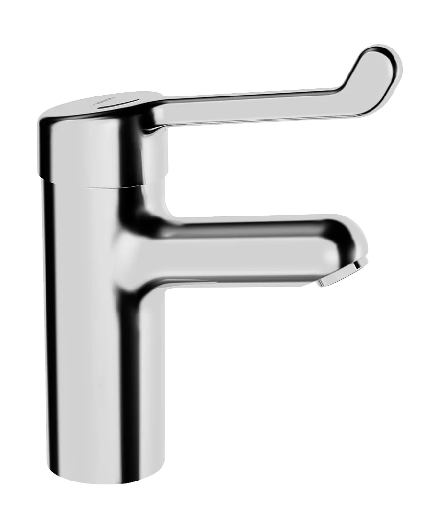 HansaMEDIPRO Einhebelmischer Waschtischbatterie 0171 Kupferrohr Chrom