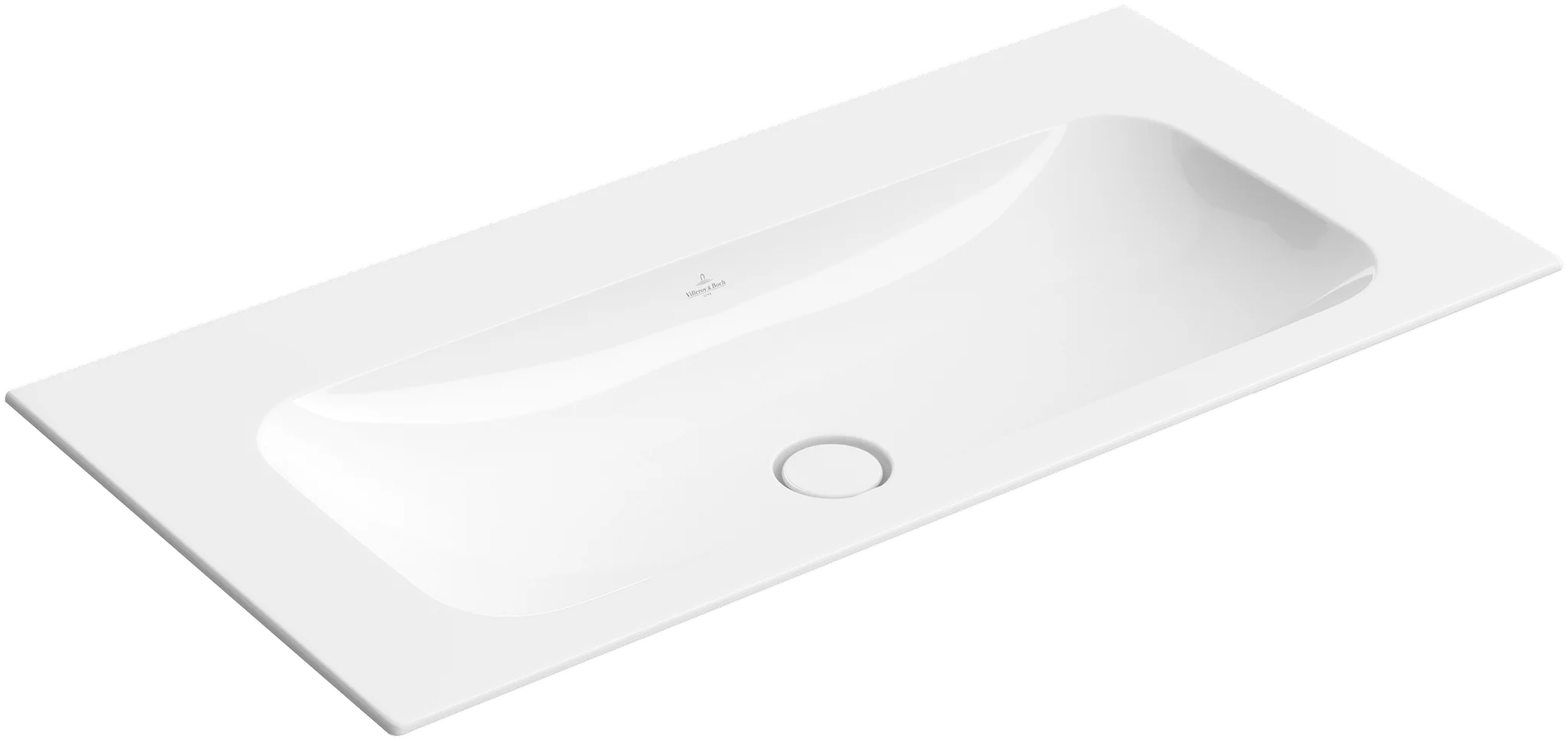 Villeroy & Boch Schrankwaschtisch Finion 4164A3, 1000x500x160 mm, weiß Alpin CeramicPlus, glänzend, TitanCeram, Metropolitan Stil Villeroy & Boch Schrankwaschtisch Finion 4164A3, 1000x500x160 mm, weiß Alpin CeramicPlus, glänzend, TitanCeram, Metropolitan Stil