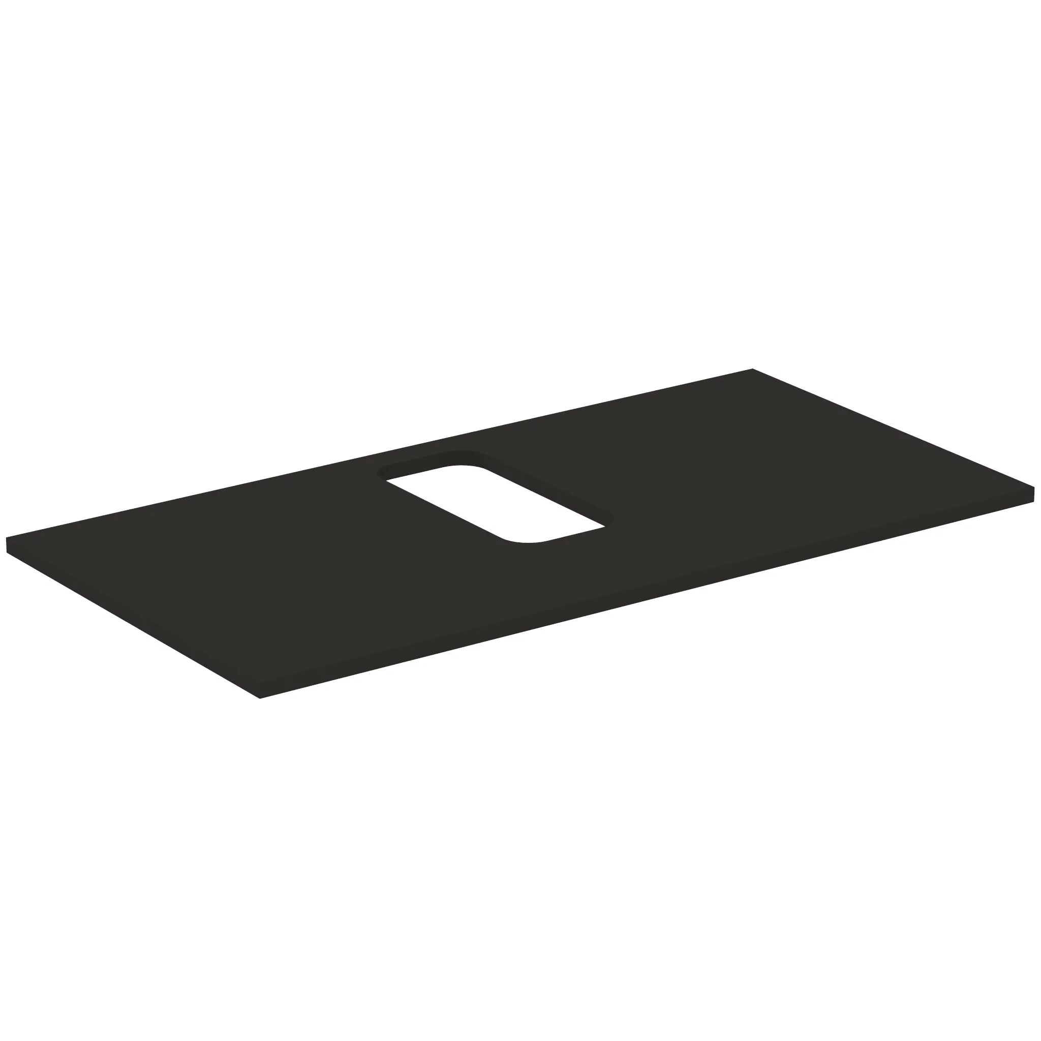 Waschtischplatte i.life B mittiger Ausschnitt für ein Wand-Waschtisch 1002x507x18mm Weiß matt Waschtischplatte i.life B mittiger Ausschnitt für ein Wand-Waschtisch 1002x507x18mm Weiß matt