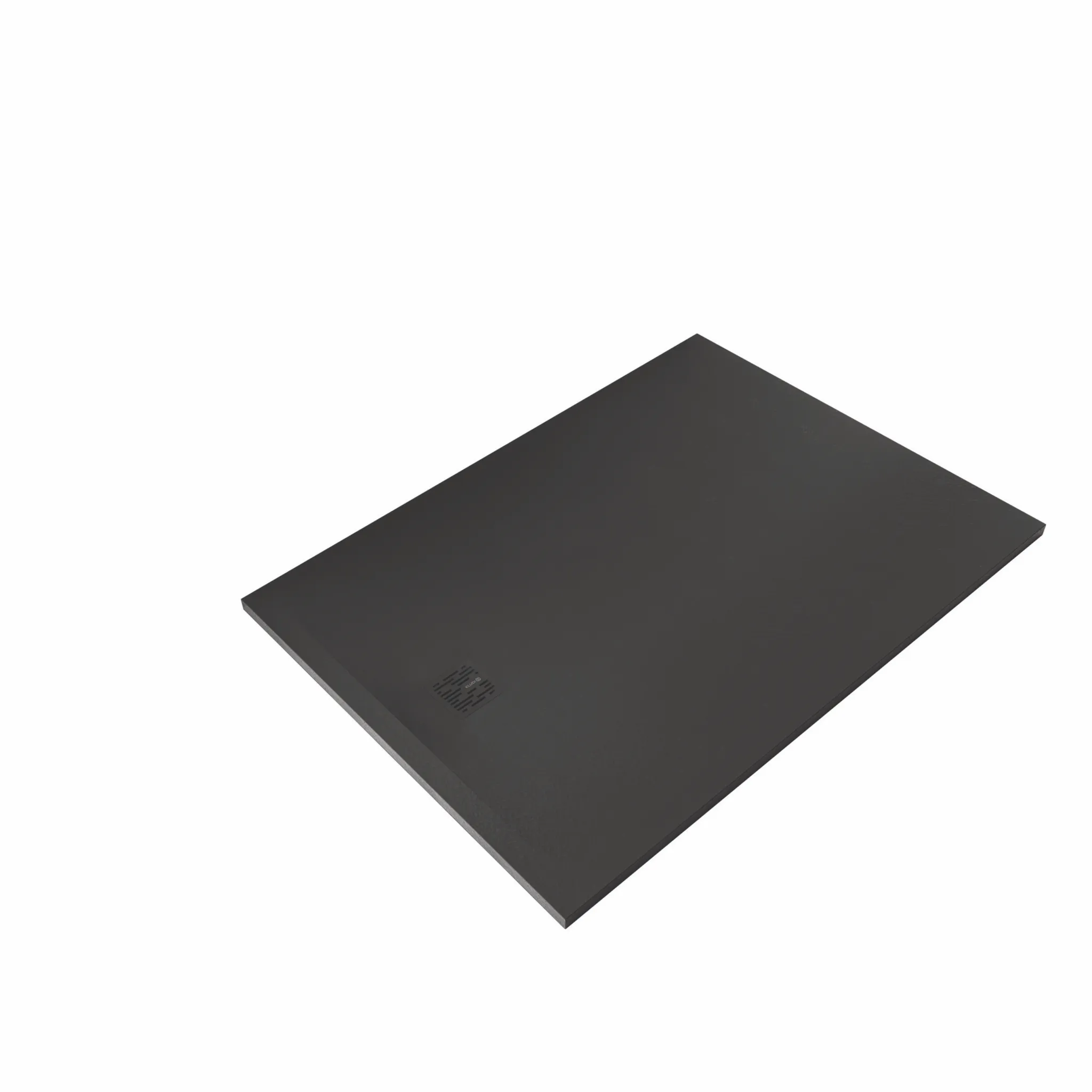 Kludi-TERRA Duschwanne 100 x 140 cm H3, mattschwarz, inkl. Abflussabdeckung – Hersteller Kludi