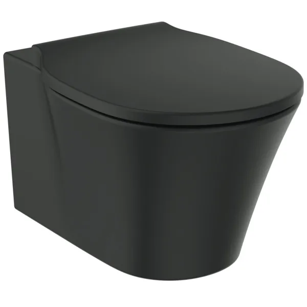 Ideal Standard Connect Air Wand-Tiefspül-WC-Kombipaket Connect Air, AQUABLADE, mit Softclosing, 360x540mm, Schwarz Ideal Standard Connect Air Wand-Tiefspül-WC-Kombipaket Connect Air, AQUABLADE, mit Softclosing, 360x540mm, Schwarz