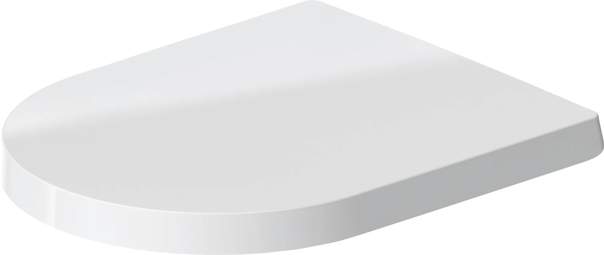 Duravit WC-Sitz „ME by Starck“ 37,4 × 45,8 × 5,6 cm in Weiß Hochglanz, Scharniere Edelstahl Duravit WC-Sitz „ME by Starck“ 37,4 × 45,8 × 5,6 cm in Weiß Hochglanz, Scharniere Edelstahl