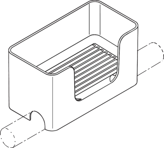 HEWI Ablage „Serie 802 LifeSystem“ in / / 11 × 10,7 cm