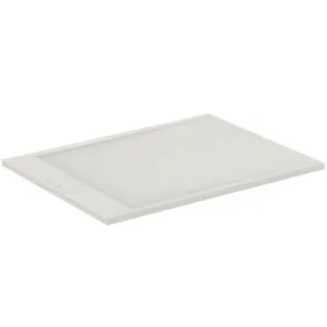 Ideal Standard Duschwanne „UltraFlatSi.life“ 80 × 120 cm in Carraraweiß