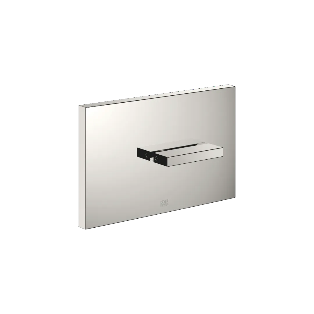 Dornbracht Abdeckplatte für WC-UP-Spülkasten TeCe SERIENNEUTRAL Platin 150 x 240 x 15 mm mit Drehbetätigung und Zwei-Mengen-Technik Dornbracht Abdeckplatte für WC-UP-Spülkasten TeCe SERIENNEUTRAL Platin 150 x 240 x 15 mm mit Drehbetätigung und Zwei-Mengen-Technik