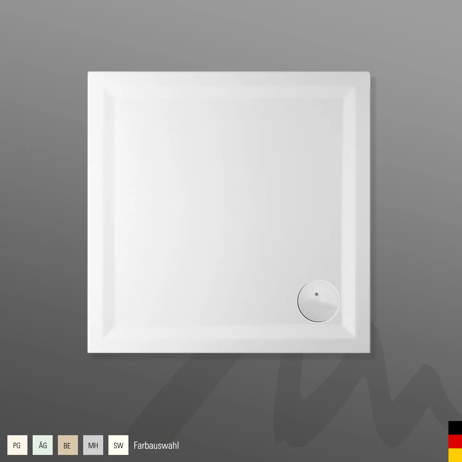 Mauersberger litop Acryl-Duschwanne litop 100⁄100 SF 1000x1000x55, Farbgruppe: 2 Mauersberger litop Acryl-Duschwanne litop 100⁄100 SF 1000x1000x55, Farbgruppe: 2