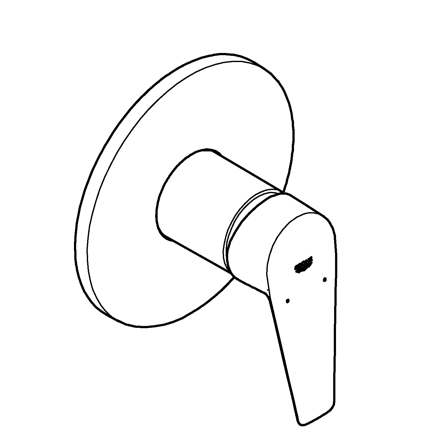 Grohe BauEdge Einhand-Brausebatterie, ½, chrom Grohe BauEdge Einhand-Brausebatterie, ½, chrom