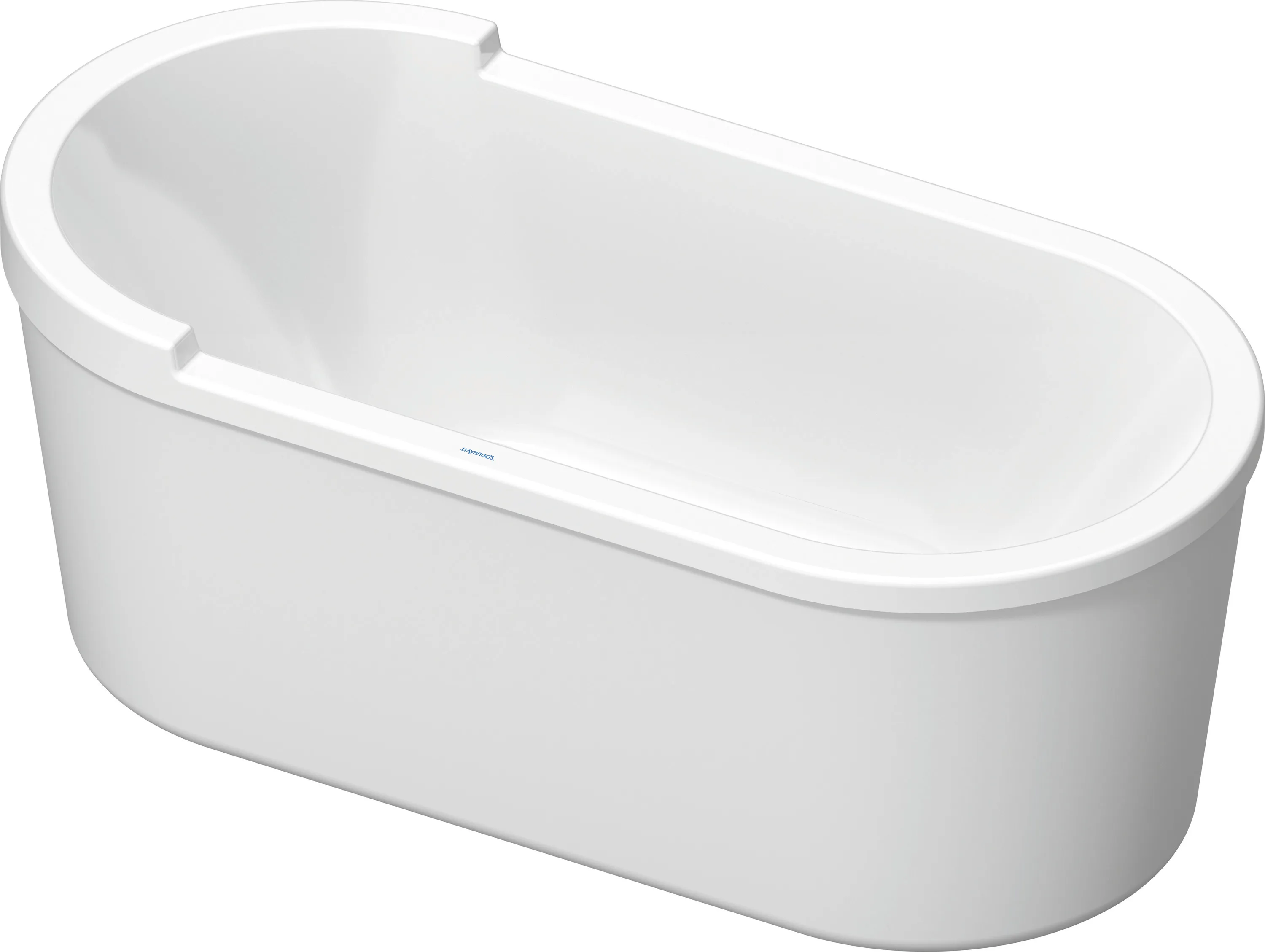 Duravit Badewanne „Starck“ freistehend oval 160 × 80 cm, Mittelablauf