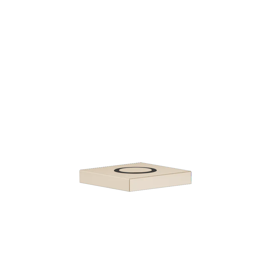Dornbracht AIR SWITCH Bedienknopf SERIENNEUTRAL, Champagne gebürstet (22kt Gold), kompatibel mit Insinkerator Müllzerkleinerern wie Evolution