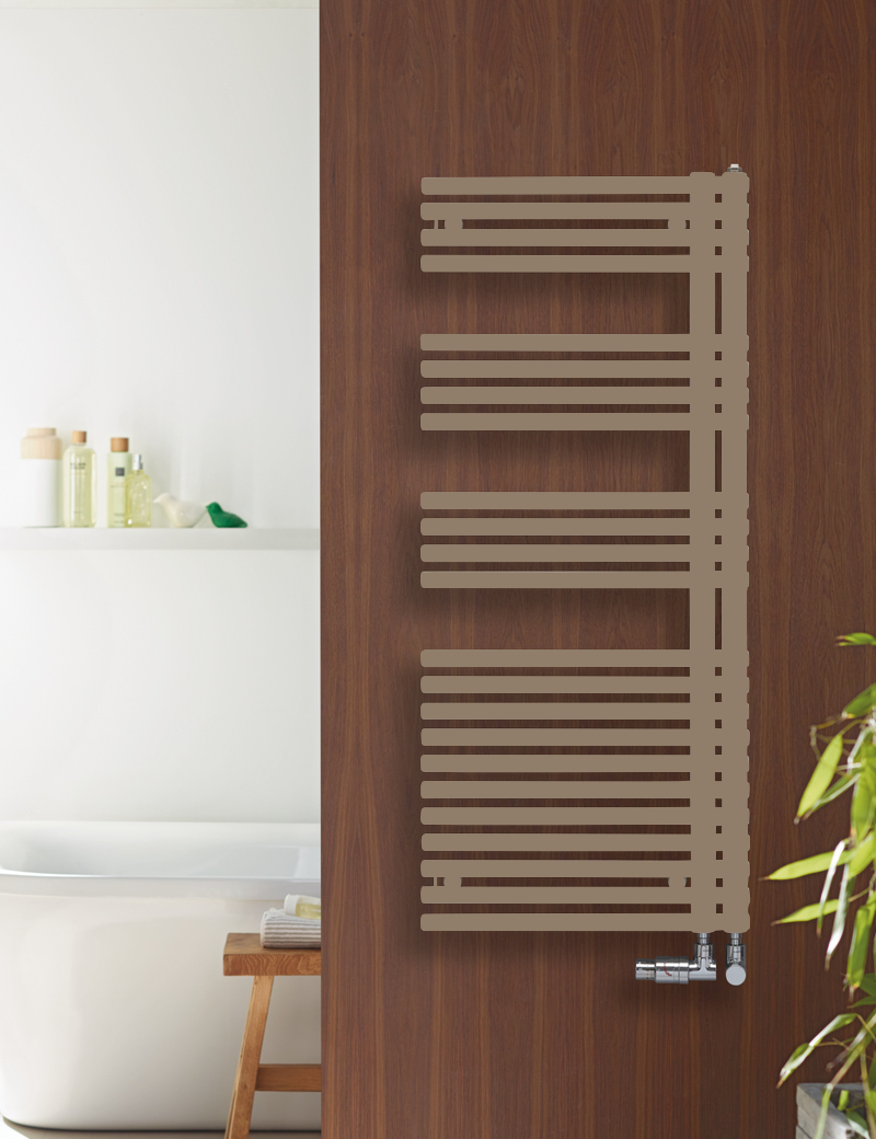 Zehnder Design-Heizkörper „Forma Asym“ für Warmwasser-Zentralheizung mit 50 mm-Seitenanschluss 59,6 × 116,1 cm in Pearl Beige (RAL 1035) Zehnder Design-Heizkörper „Forma Asym“ für Warmwasser-Zentralheizung mit 50 mm-Seitenanschluss 59,6 × 116,1 cm in Pearl Beige (RAL 1035)