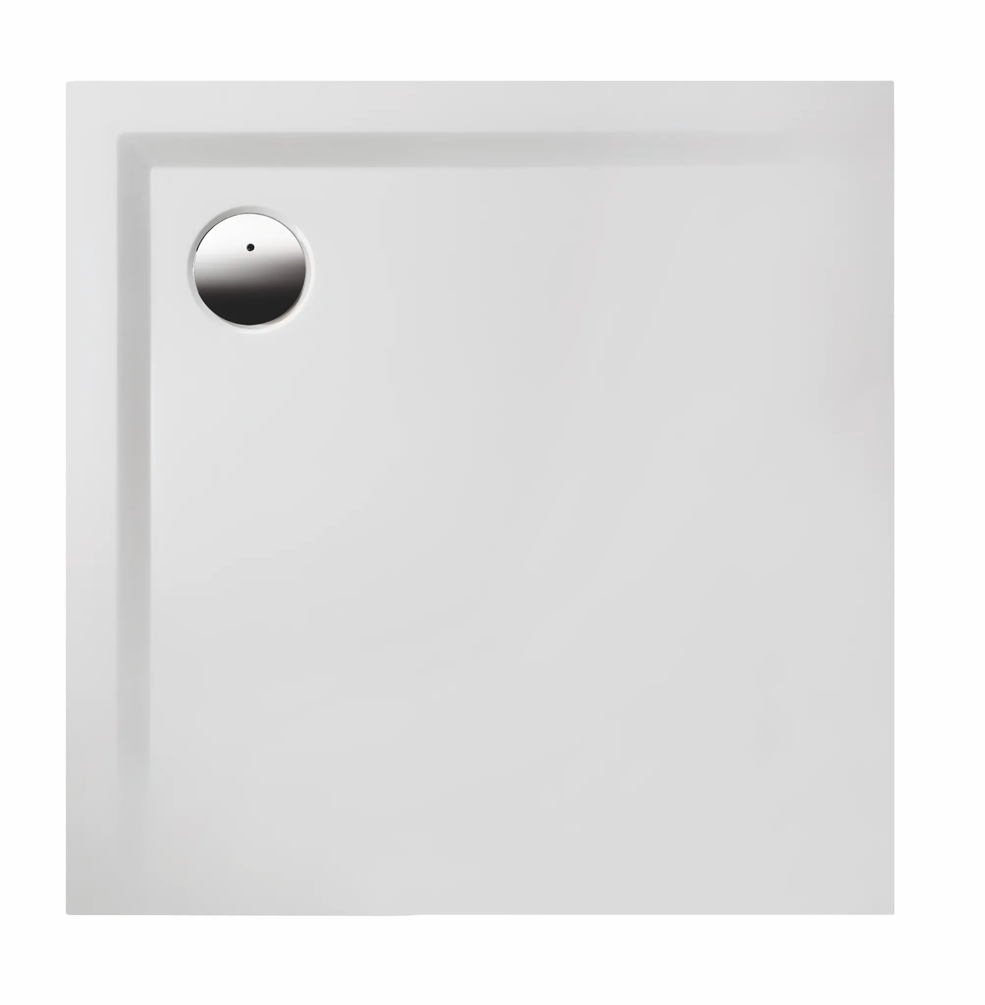 Duschwanne „Muna“ Quadrat 100 × 100 cm in Steingrau