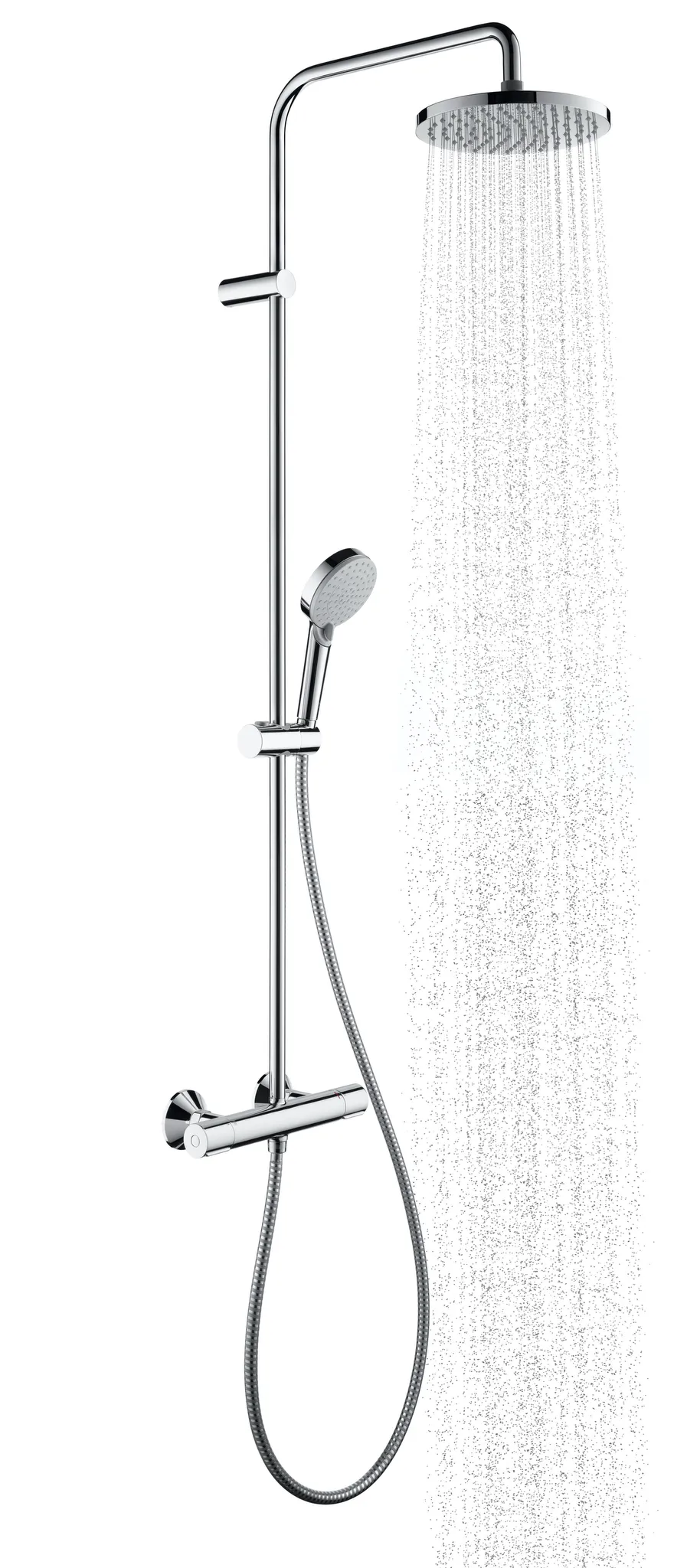 Showerpipe 200 1jet Vernis Blend chrom mit Brausethermostat