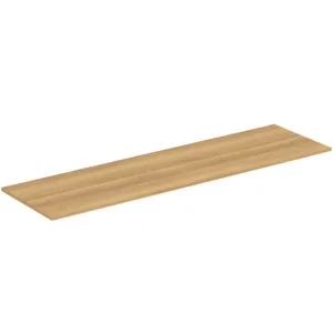 Waschtischplatte i.life B ohne Ausschnitt 1804x506x18mm Weiß matt