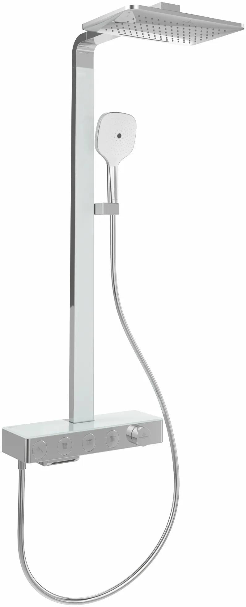 Gleitstangekombination „Infinity Showers“, Befestigung verdeckt in Matt Black Gleitstangekombination „Infinity Showers“, Befestigung verdeckt in Matt Black