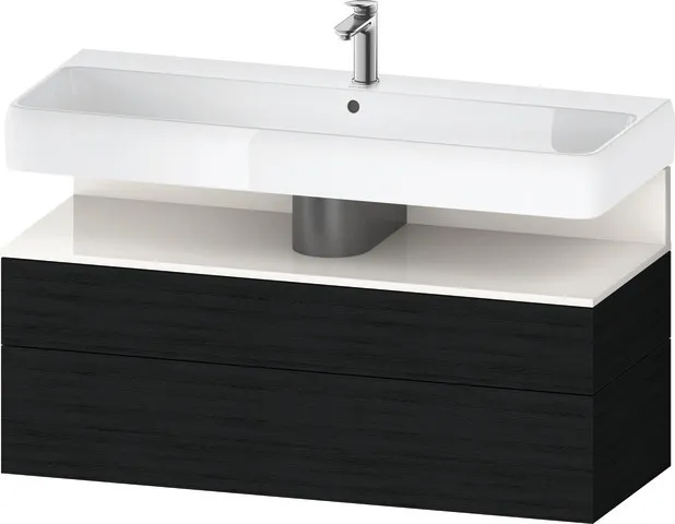 Duravit Waschtischunterschrank wandhängend „Qatego“ 119 × 59 × 47 cm in, mit Beleuchtung Duravit Waschtischunterschrank wandhängend „Qatego“ 119 × 59 × 47 cm in, mit Beleuchtung