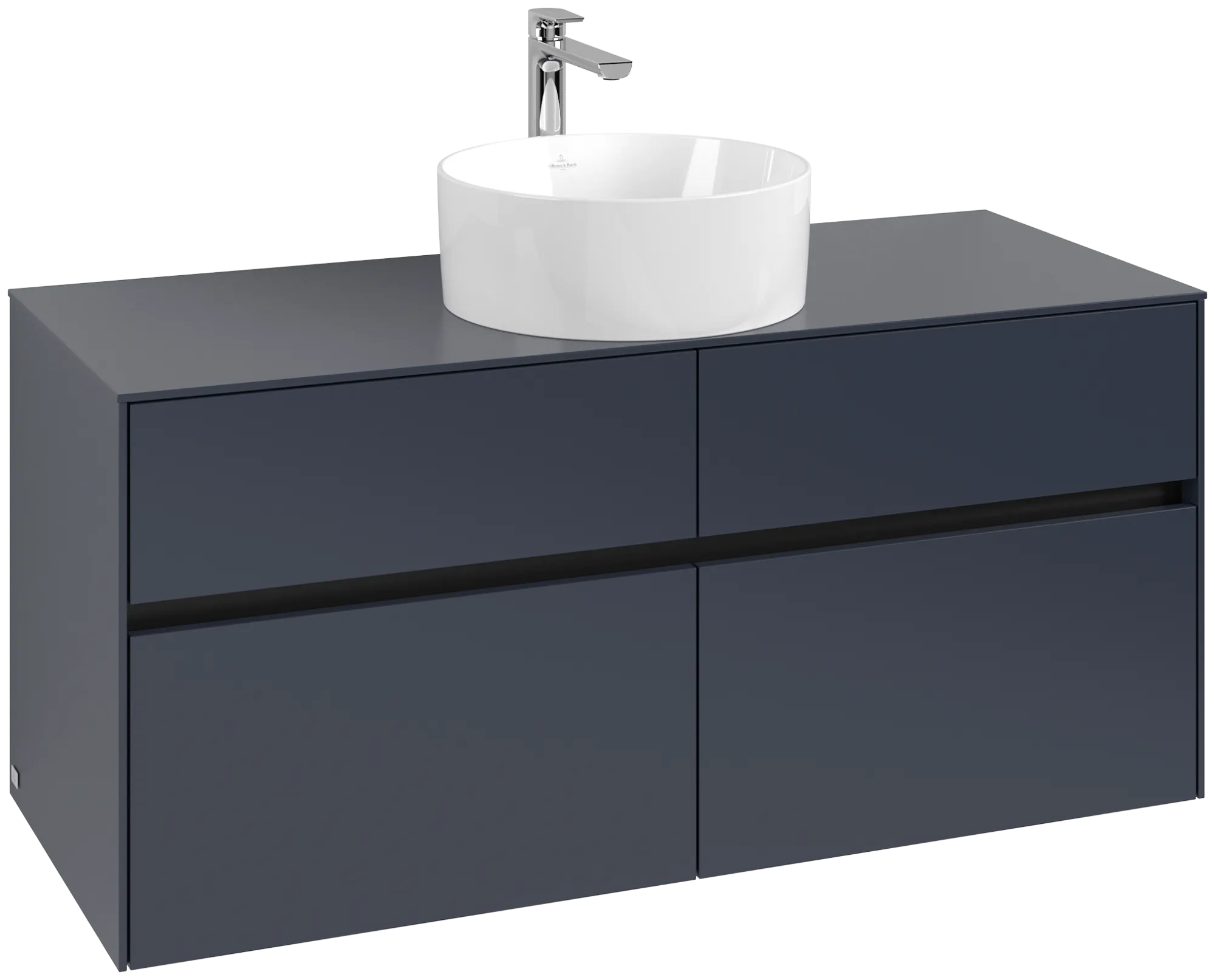 Villeroy & Boch Collaro Waschbeckenunterschrank C041B0 1200x548x500mm Marine Blue