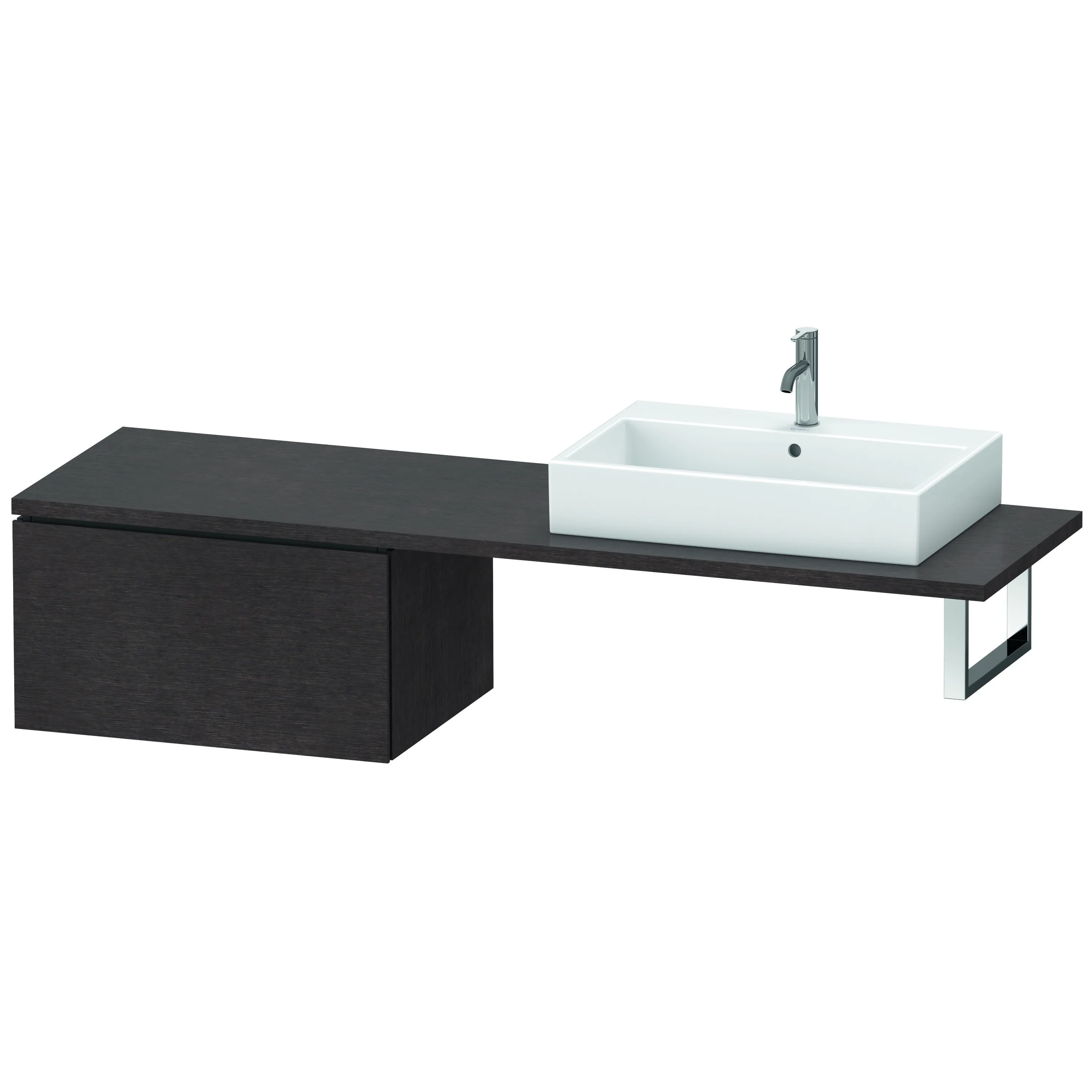 Duravit Unterschrank für Konsole „L-Cube“ 72 × 40 × 54,7 cm Eiche Dunkel gebürstet