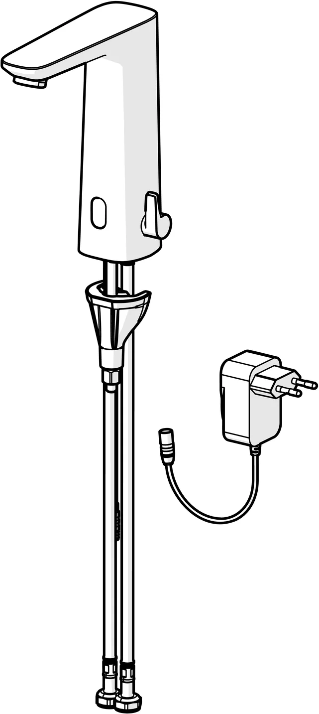 HansaELECTRA Waschtischarmatur HansaELECTRA 9310 chr Bluetooth, 230⁄9 V