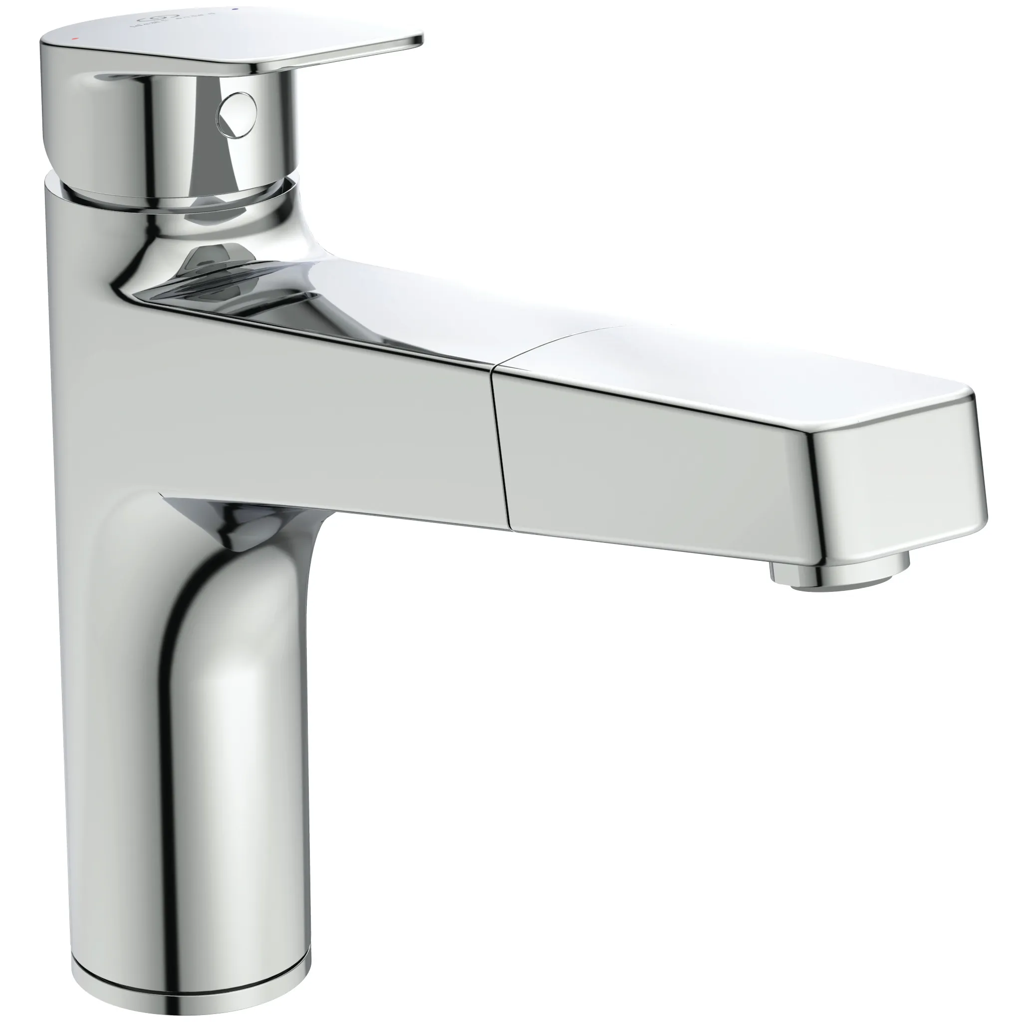 Küchenarmatur Ceraplan mit hohem Auslauf Ausladung 210mm 1-Funktions-Handbrause Chrom