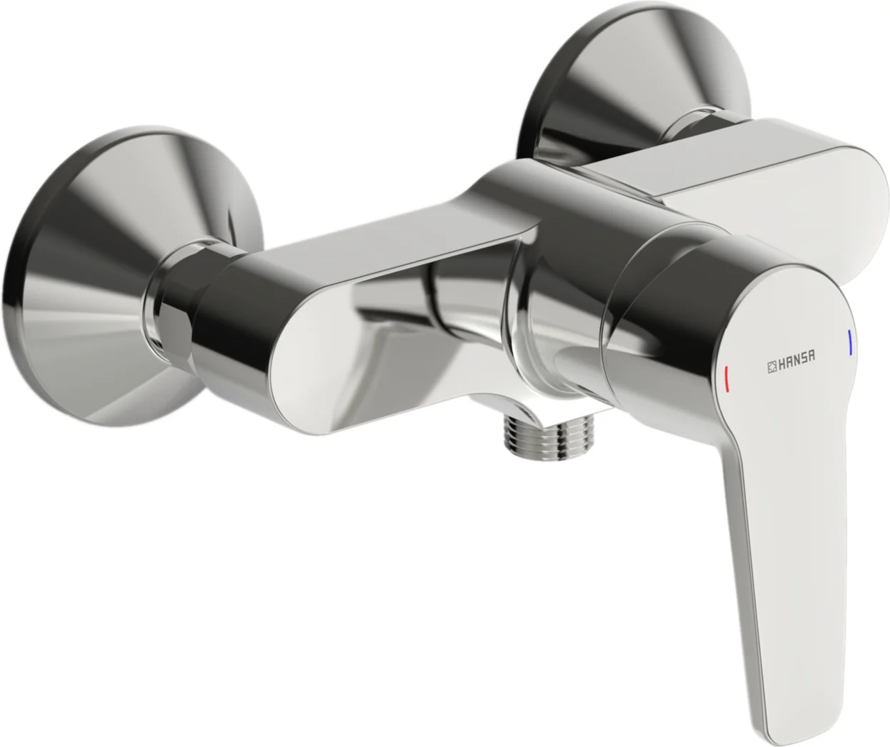 HansaPOLO Duscharmatur Hansapolo 2017 Einhebelmischer Brausebatterie 56 mm DN15 Chrom HansaPOLO Duscharmatur Hansapolo 2017 Einhebelmischer Brausebatterie 56 mm DN15 Chrom