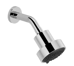 Dornbracht Kopfbrause FlowReduce - Dark Brass gebürstet, Ausladung 200 mm, Kugelgelenk 30° schwenkbar, dreifach verstellbar: COMPACT RAIN, COMPACT SOFT FLOW, COMPACT AQUAPRESSURE FLOW, Durchfluss max. 6,8 l/min (bei 3 Bar), Brausekopf Ø 92 mm, Rosette Ø