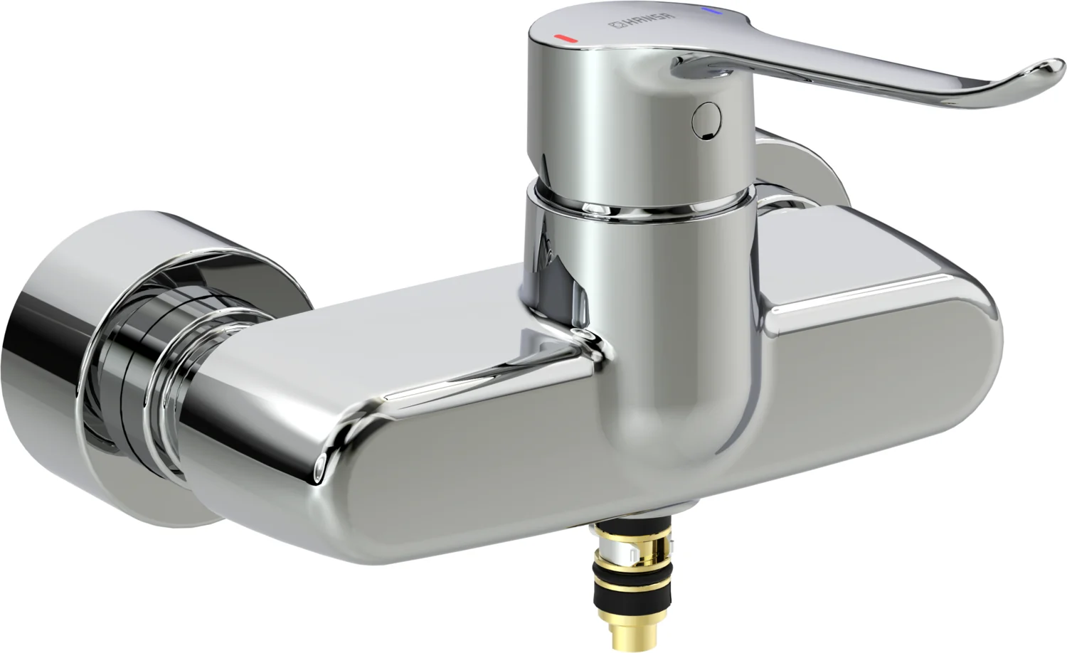 HansaCLINICA Waschtischbatterie HansaCLINICA Digital+ 0155 Bluetooth Chrom