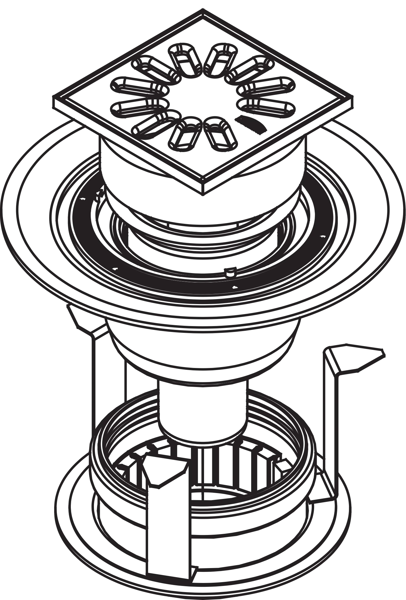 Kermi Ablaufgarnitur Point Ablauf senkrecht „Point“ Modell BAA1B Kermi Ablaufgarnitur Point Ablauf senkrecht „Point“ Modell BAA1B