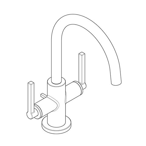 NOVA FONTE Waschtischarmatur PURISTIC Einlochmontage chrom NOVA FONTE Waschtischarmatur PURISTIC Einlochmontage chrom
