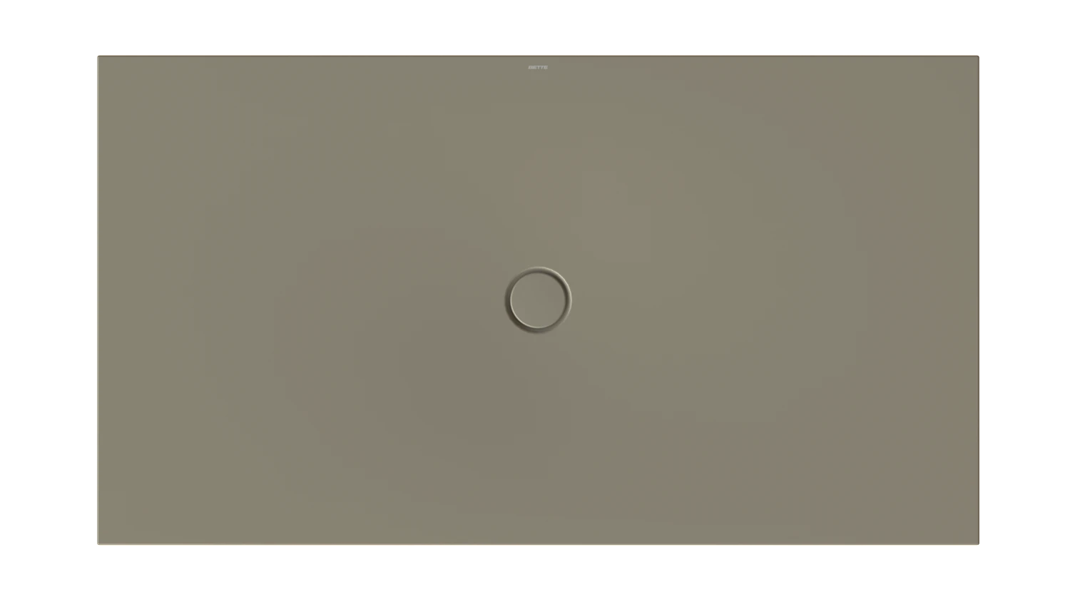 Bette rechteck Duschwanne „BetteFloor“ 1800 × 1000 mm ohne Oberflächenbeschichtung, ohne Oberflächenveredelung, ohne Wannenträger, in Graphite
