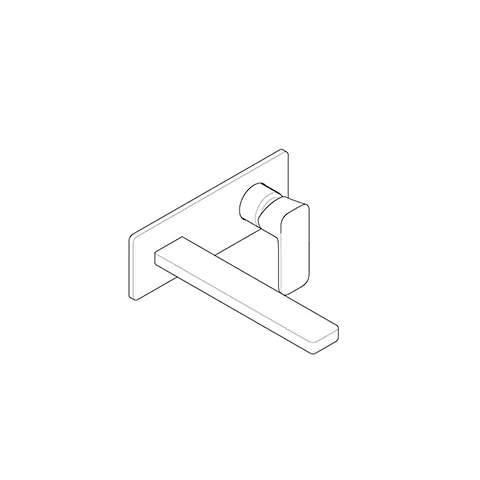 Kludi RENON 2Loch-Wand-EHM 210 MM chrom