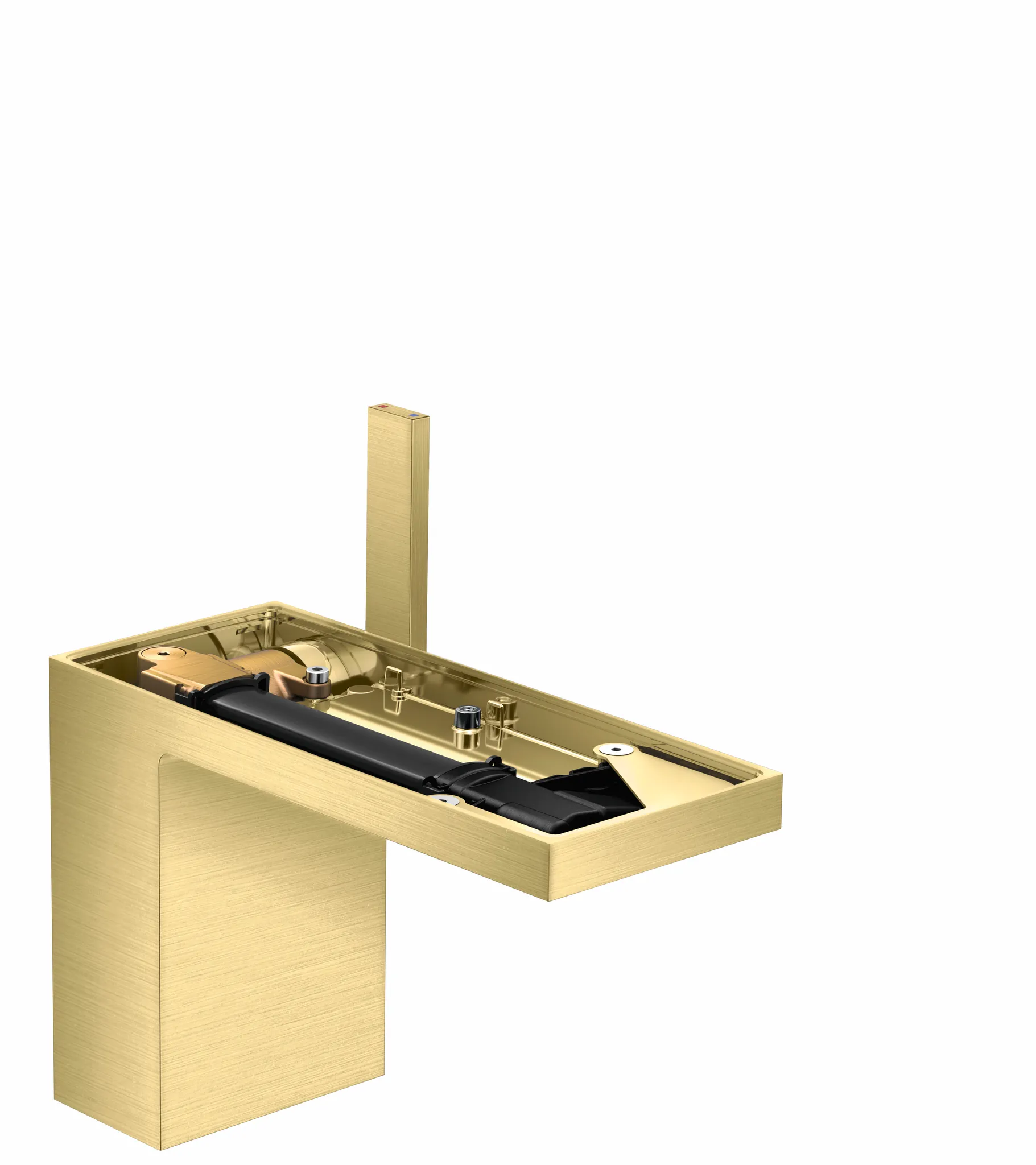 Hansgrohe AXOR MyEdition Einhebel-Waschtischmischer 110 Push-Open, Brushed Brass
