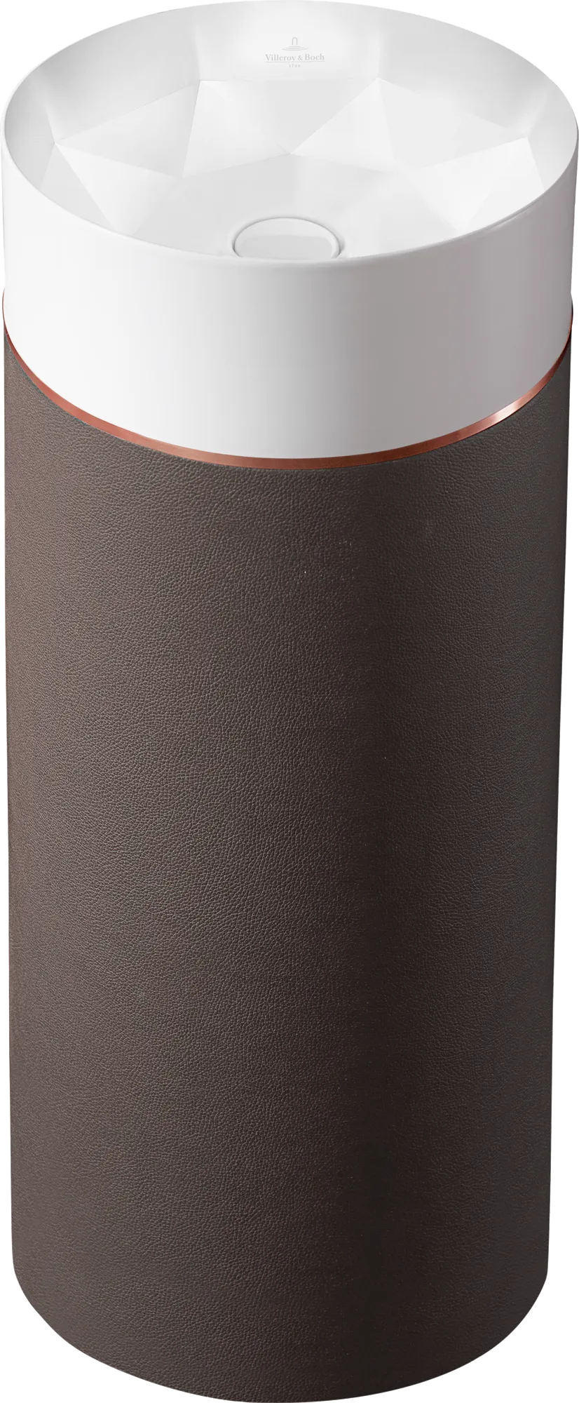 Villeroy & Boch Waschtischschale aus TitanCeram „Octagon“ ⌀ 400 mm in Mocha Leather Villeroy & Boch Waschtischschale aus TitanCeram „Octagon“ ⌀ 400 mm in Mocha Leather