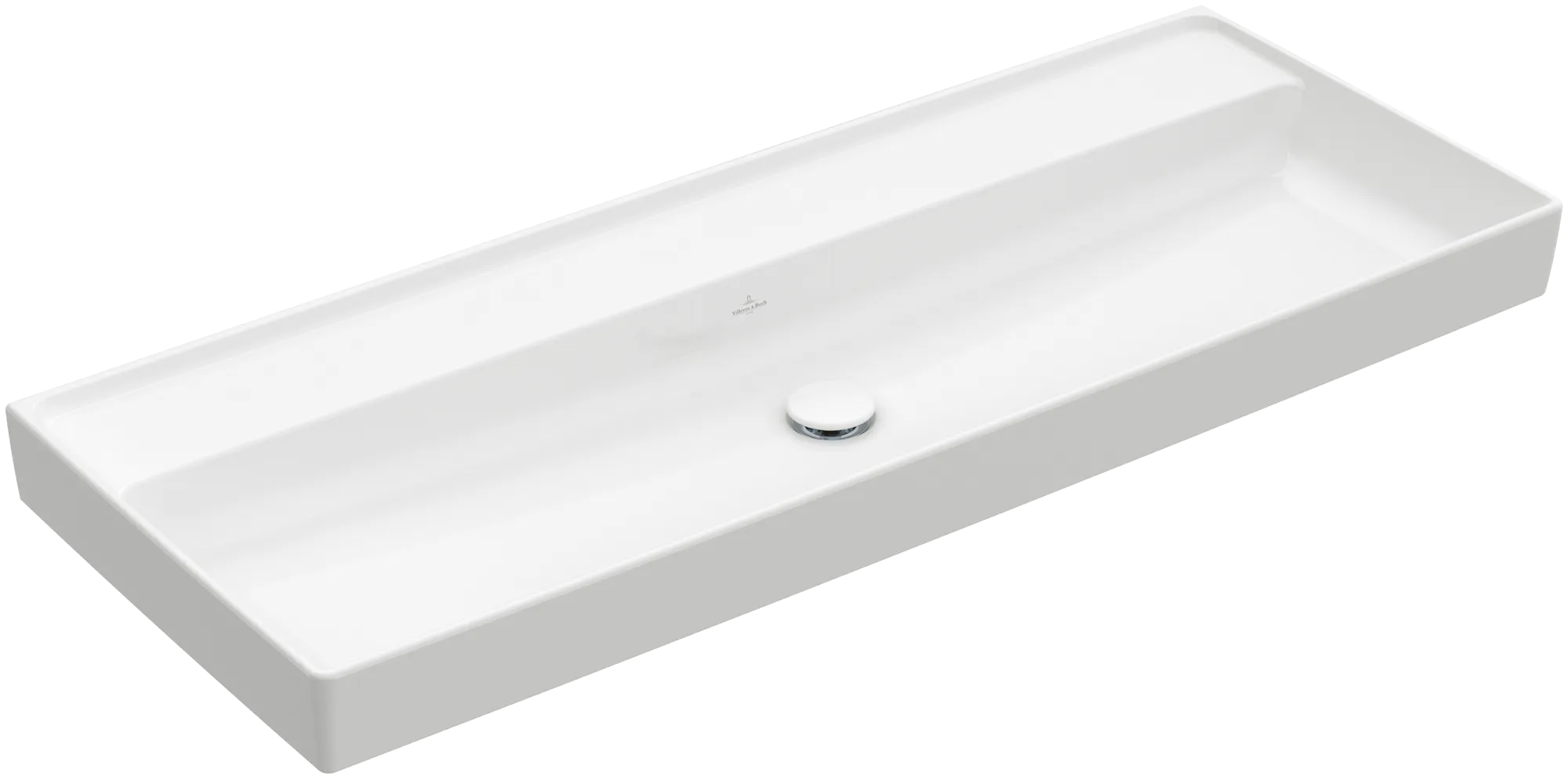 Villeroy & Boch Schrankwaschtisch aus TitanCeram „Collaro“ 1200 × 470 × 160 mm, ohne Hahnlochbohrung in Weiß Alpin Villeroy & Boch Schrankwaschtisch aus TitanCeram „Collaro“ 1200 × 470 × 160 mm, ohne Hahnlochbohrung in Weiß Alpin