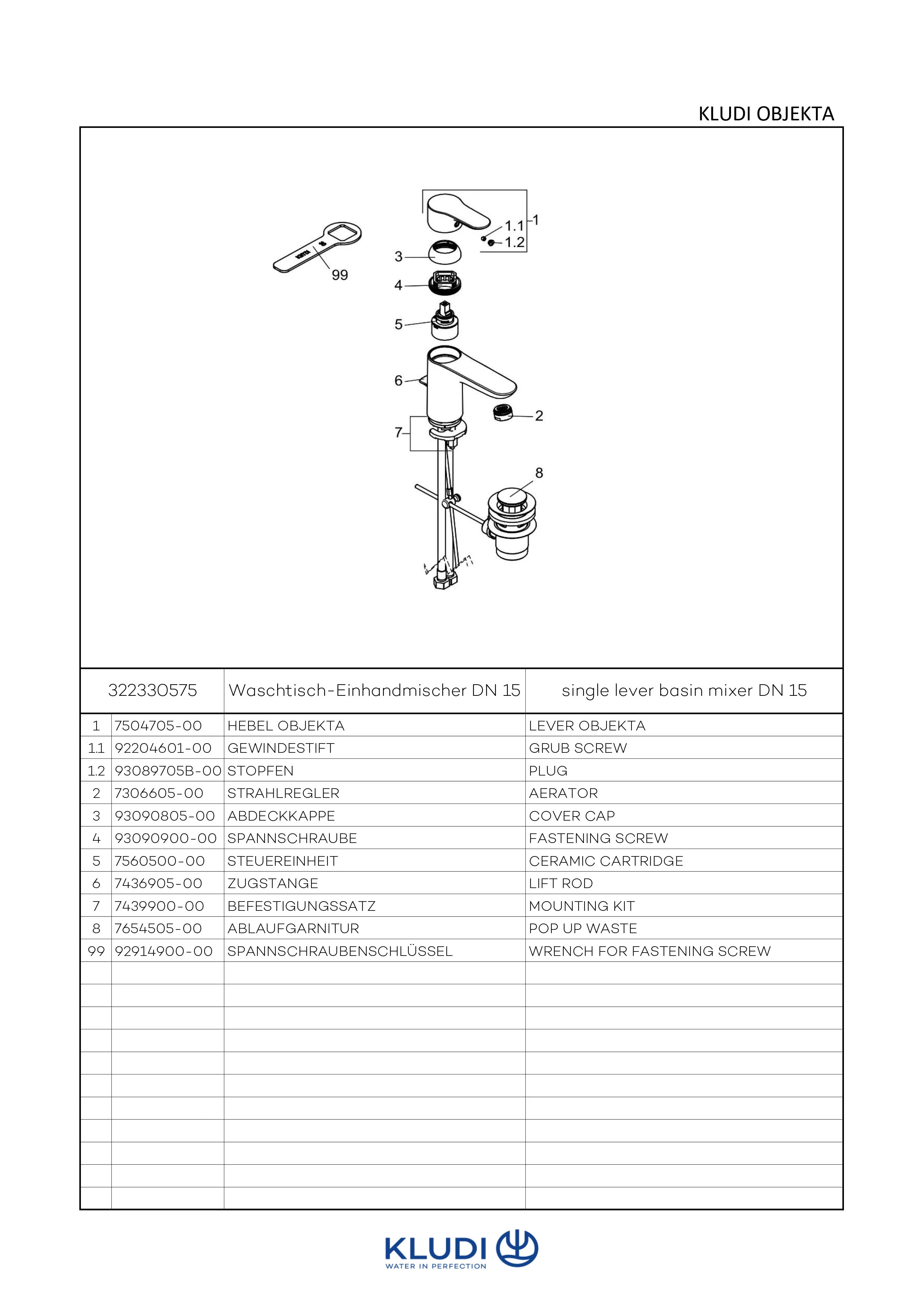 OBJEKTA WaschtischEHM DN 15 Ablaufgarnitur chrom OBJEKTA WaschtischEHM DN 15 Ablaufgarnitur chrom