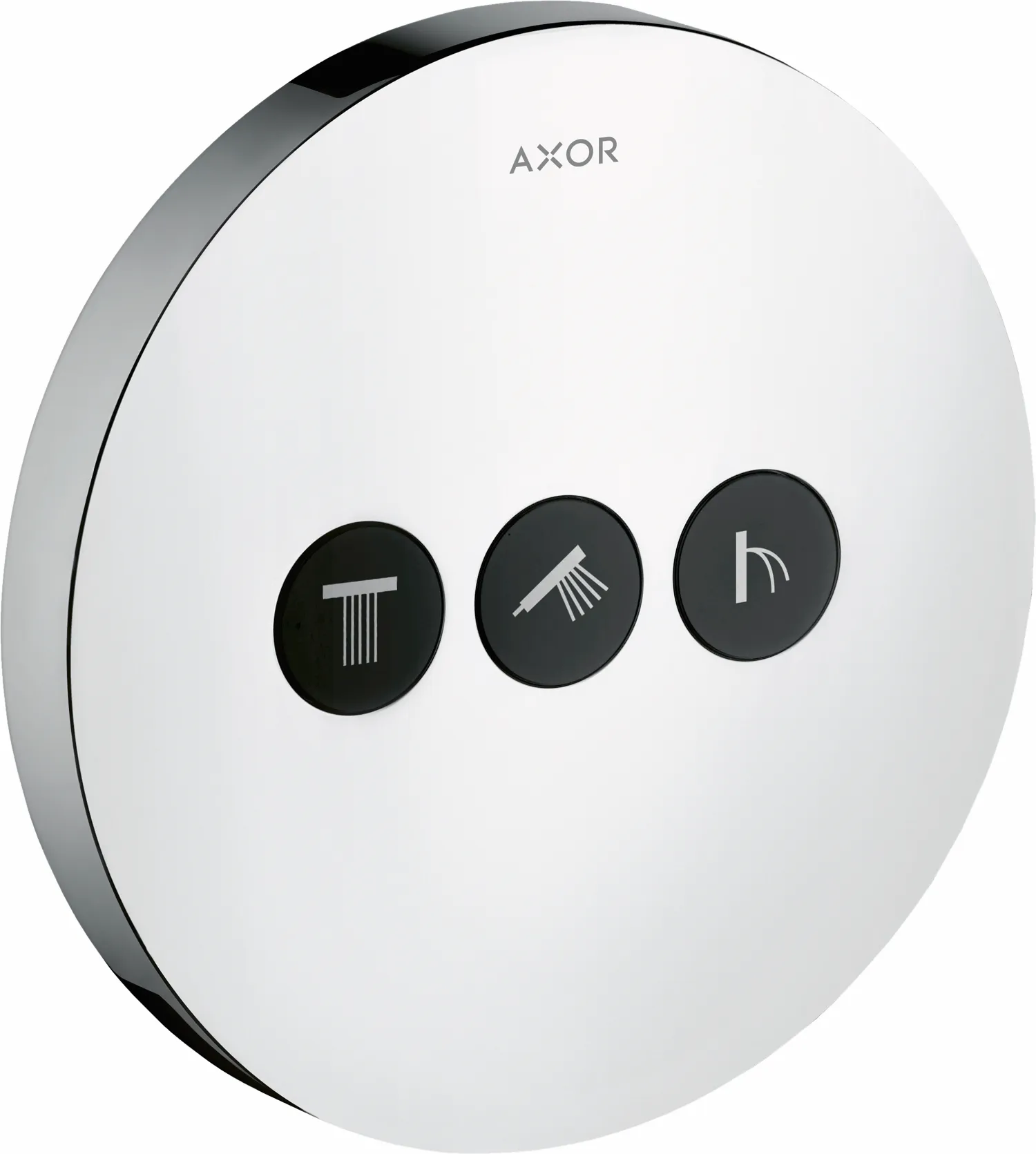 Absperrventil UP Axor ShowerSelect Fertigset 3 Verbraucher rund chrom