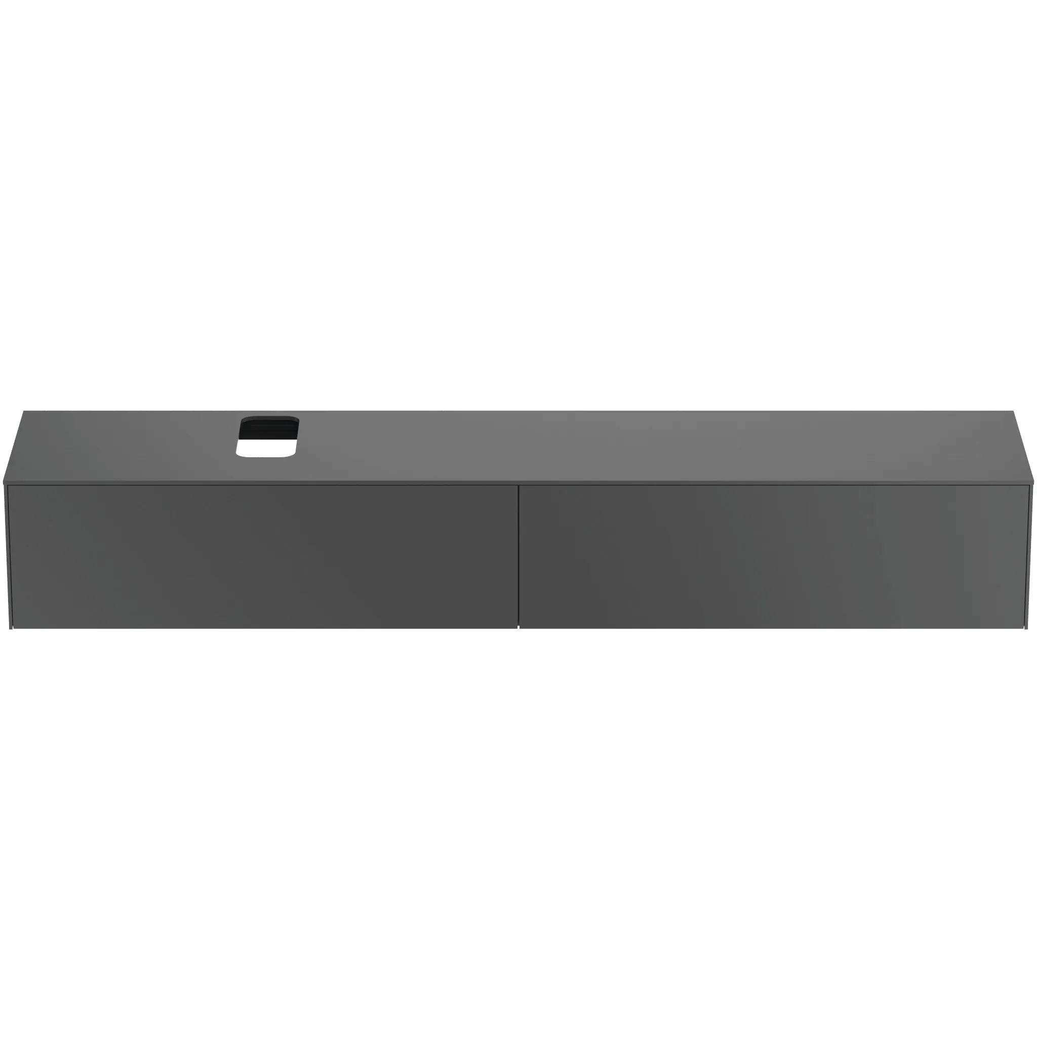 Ideal Standard Waschtischunterschrank Conca, 2 Auszüge, anthrazit Ideal Standard Waschtischunterschrank Conca, 2 Auszüge, anthrazit