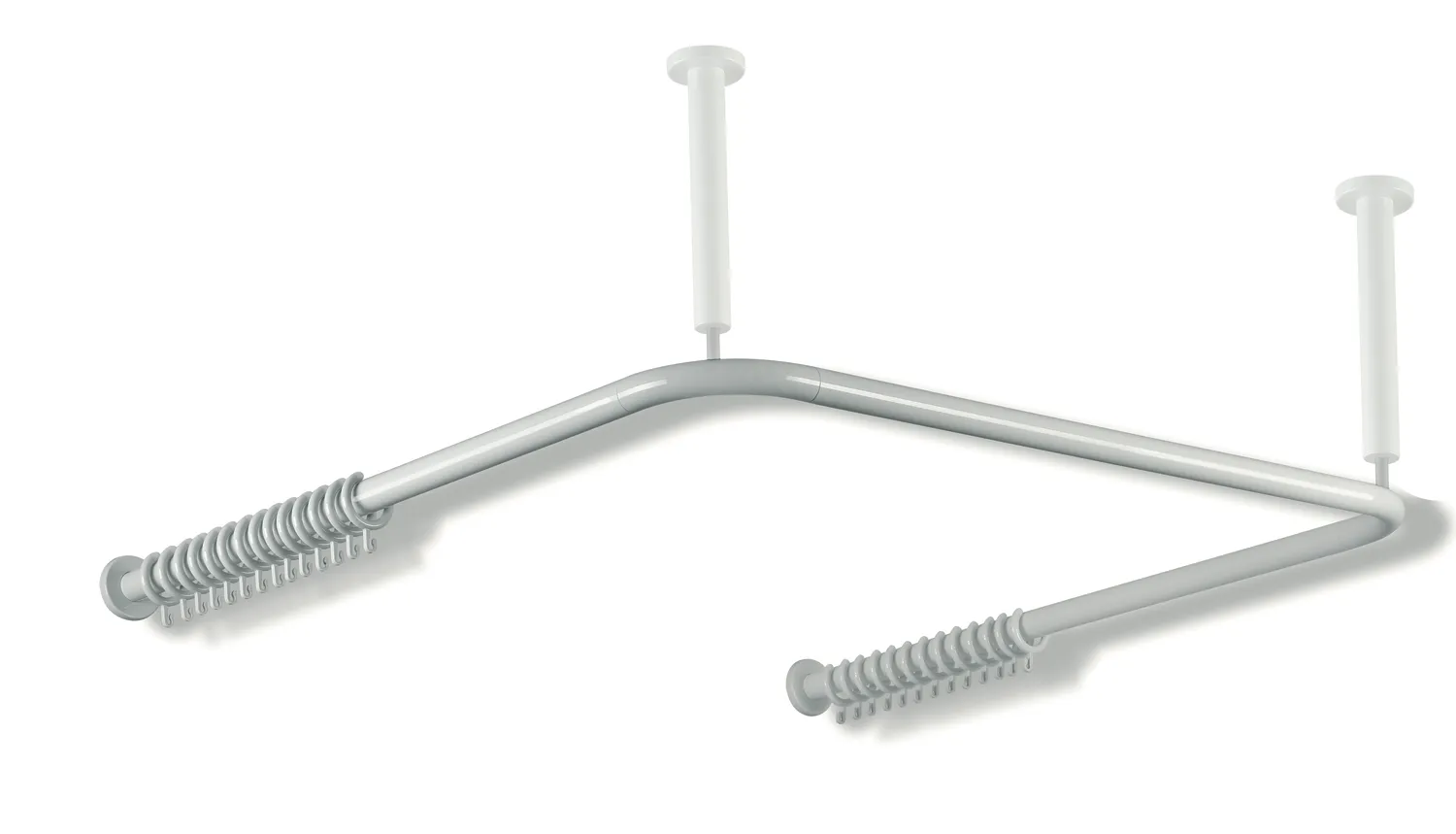 HEWI Duschvorhangstange „Serie 801“ 120 × 123,7 cm HEWI Duschvorhangstange „Serie 801“ 120 × 123,7 cm