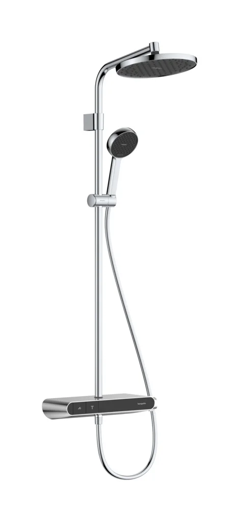 Activera S Showerpipe 240 1jet EcoSmart mit ShowerTablet Select 360 Varia, Oberfläche: Chrom
