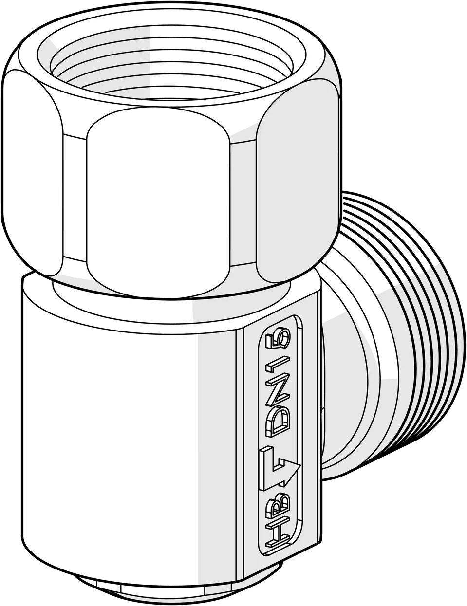 Hansa Hansajet Entleerungsventil Hansa 0405 G1⁄2, DN15 Chrom Hansa Hansajet Entleerungsventil Hansa 0405 G1⁄2, DN15 Chrom