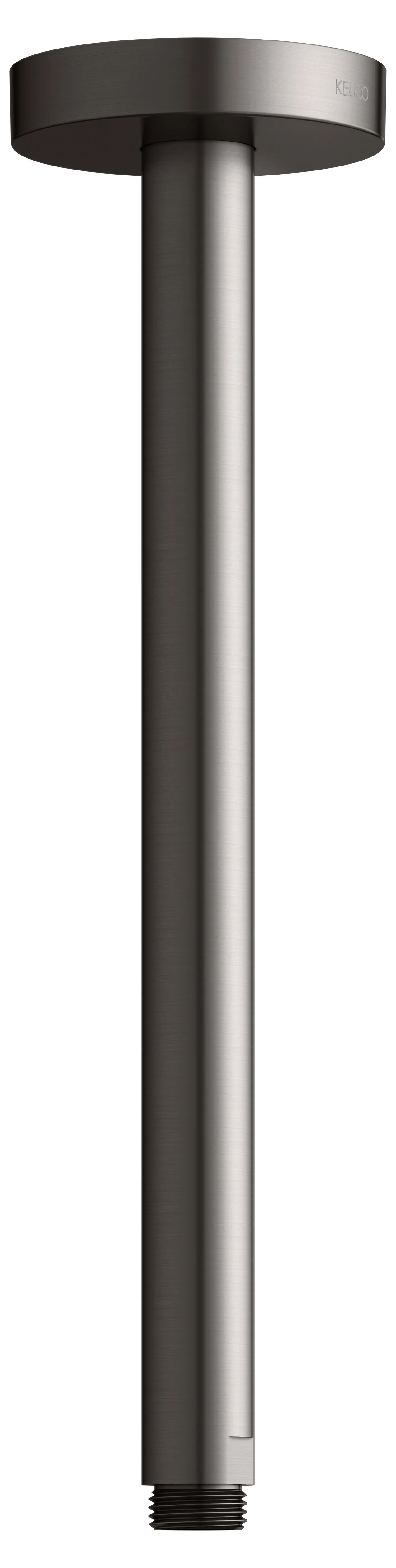 Brausen und Brausezubehör Brausearm Deckenanschluss 300 mm Titanschwarz gebürstet Brausen und Brausezubehör Brausearm Deckenanschluss 300 mm Titanschwarz gebürstet