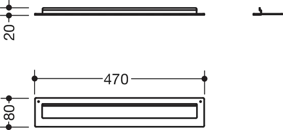 Handtuchhalter pulverbeschichtet weiß tiefmatt Handtuchhalter pulverbeschichtet weiß tiefmatt