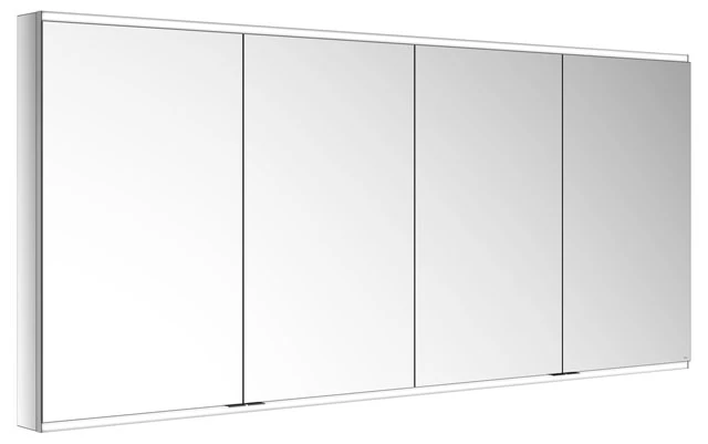KEUCO Royal Modular 2.0 Spiegelschrank beleuchtet Wandvorbau silber-eloxiert